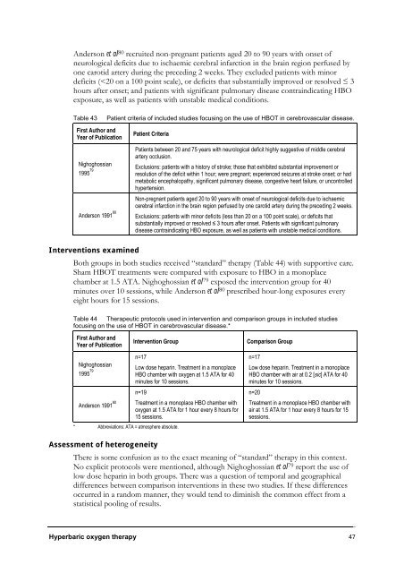 Hyperbaric Oxygen Therapy - Hyperbaric Chamber Information ...