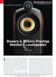 Bowers & Wilkins Prestige Monitor 1 Loudspeaker