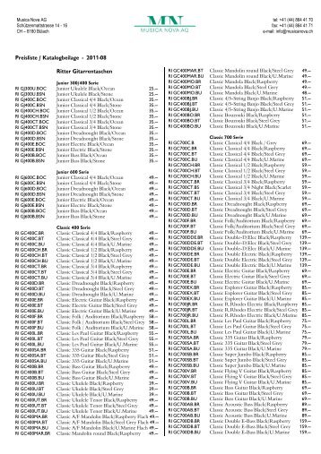 2011-08 Ritter Gitarrentaschen - Musica Nova AG