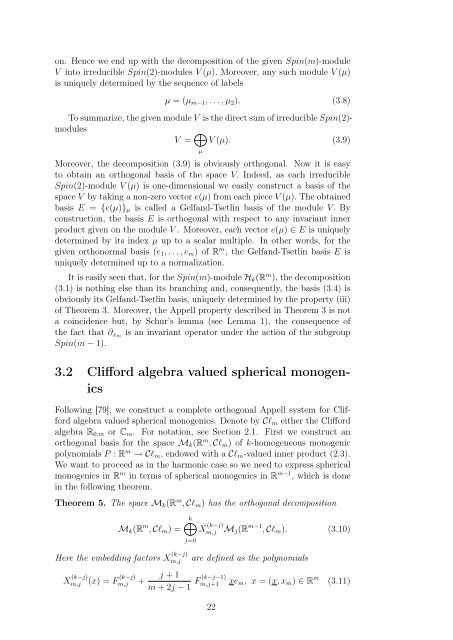 Hypercomplex Analysis Selected Topics