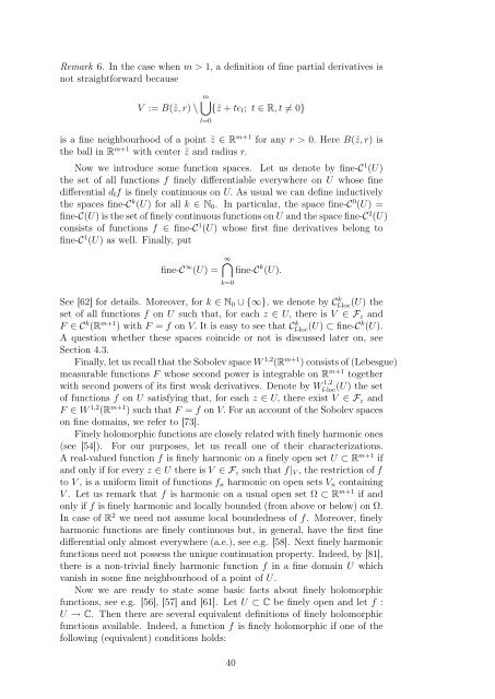 Hypercomplex Analysis Selected Topics