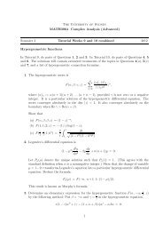 The University of Sydney MATH3964 Complex Analysis (Advanced ...