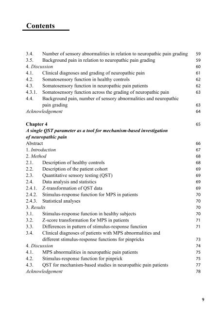 Quantitative Sensory Testing (QST) - Does assessing ... - TI Pharma