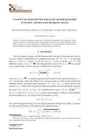 A survey of some bounds for Gauss' hypergeometric function and ...