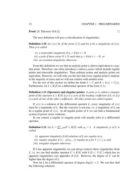 Solving Differential Equations in Terms of Bessel Functions