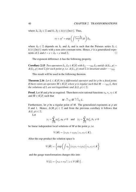 Solving Differential Equations in Terms of Bessel Functions