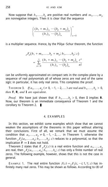 On the Zeros of Some Generalized Hypergeometric Functions