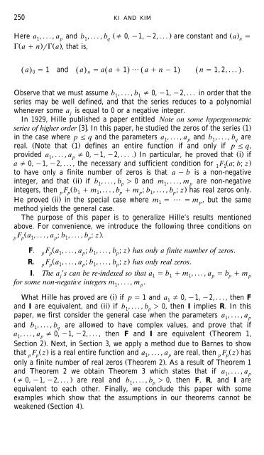 On the Zeros of Some Generalized Hypergeometric Functions