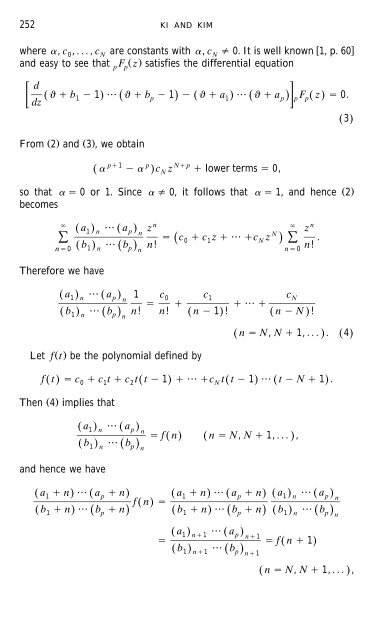 On the Zeros of Some Generalized Hypergeometric Functions