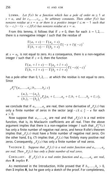 On the Zeros of Some Generalized Hypergeometric Functions