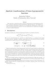 Algebraic transformations of Gauss hypergeometric functions