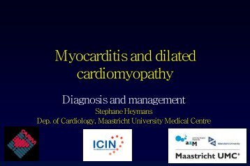 Myocarditis and dilated cardiomyopathy