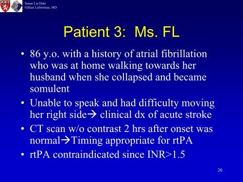 Diagnosis of Acute Ischemic Stroke