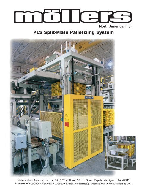 PLS Split-Plate Palletizing System - Mollers North America, Inc