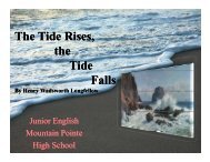 The Tide Rises, the Tide Falls