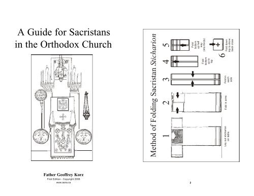 A Guide for Sacristans in the Orthodox Church - Saints of North ...