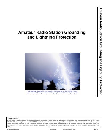 Amateur Radio Station Grounding and Lightning Protection