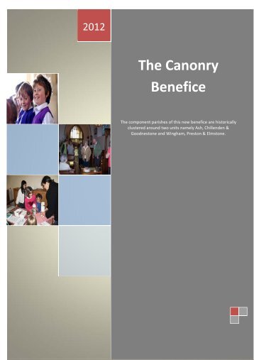 The Canonry Benefice - Diocese of Canterbury