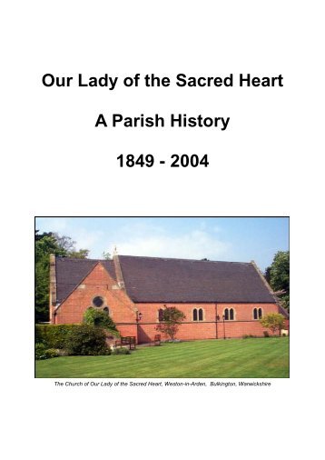 Our Lady of the Sacred Heart A Parish History 1849 - 2004