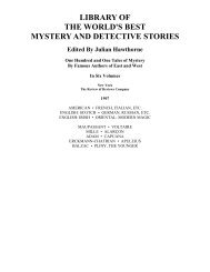 library of the world's best mystery and detective stories - Ebooks on ...
