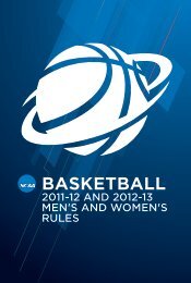 2011-12 AND 2012-13 MEN'S AND WOMEN'S RULES - NAIA