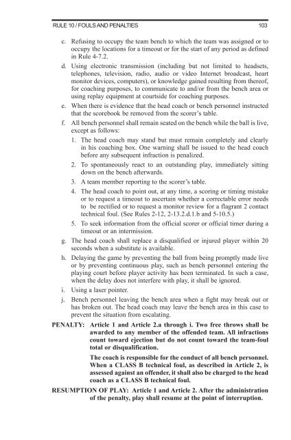 2011-12 AND 2012-13 MEN'S AND WOMEN'S RULES - NAIA