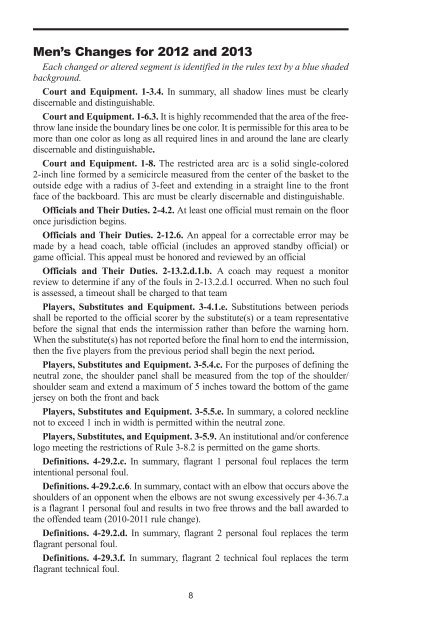 2011-12 AND 2012-13 MEN'S AND WOMEN'S RULES - NAIA