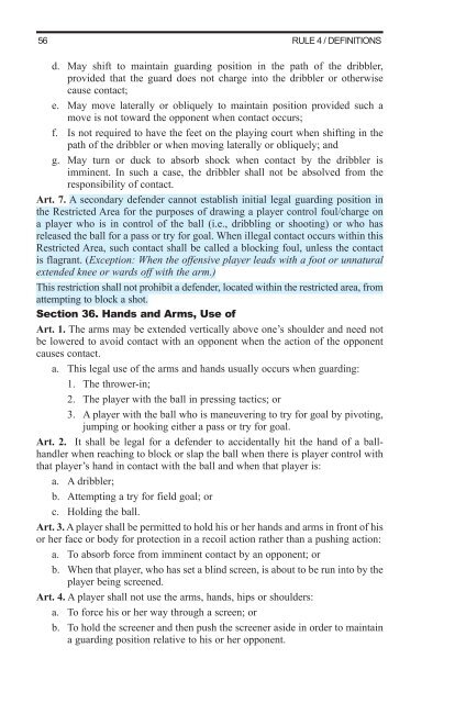 2011-12 AND 2012-13 MEN'S AND WOMEN'S RULES - NAIA