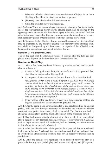 2011-12 AND 2012-13 MEN'S AND WOMEN'S RULES - NAIA