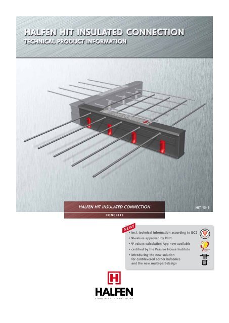 HALFEN HIT INSULATED CONNECTION NEW!