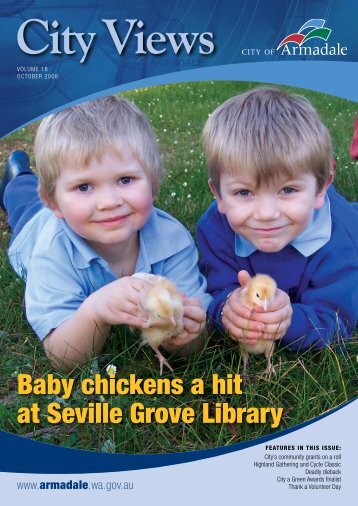 Baby chickens a hit at Seville Grove Library - City of Armadale