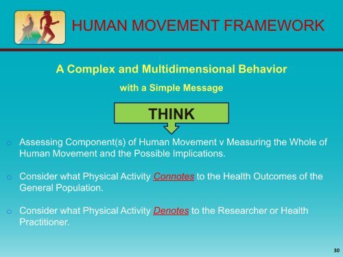 A Framework for Physical Activity as a Complex and ...