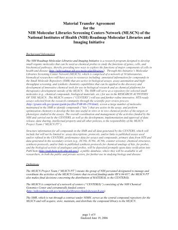 Material Transfer Agreement Template