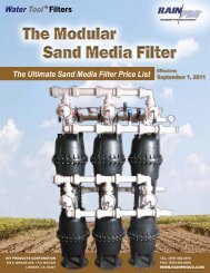 Modular Sand Media Filter - Hit Products Corporation