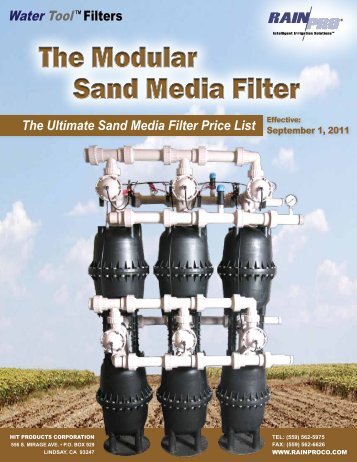 Modular Sand Media Filter - Hit Products Corporation