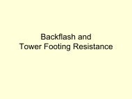 Backflash and Tower Footing Resistance - Ieee-tpc.org