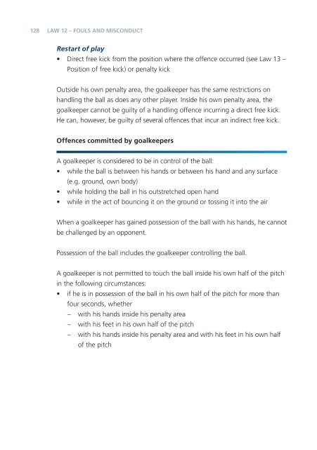 Futsal Laws of the Game - FIFA.com