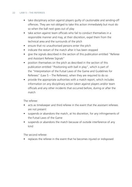 Futsal Laws of the Game - FIFA.com