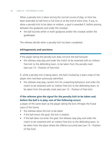 Futsal Laws of the Game - FIFA.com