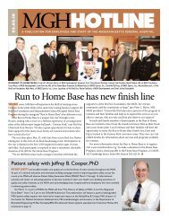 Run to Home Base has new finish line - Massachusetts General ...