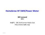 Homebrew HF SWR/Power Meter - 285 TechConnect Radio Club