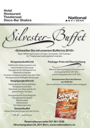 Silvester- party - National Bern
