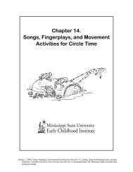 Chapter 14. Songs, Fingerplays, and Movement Activities for Circle ...