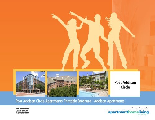 Post Addison Circle Apartments Printable Brochure - Addison ...