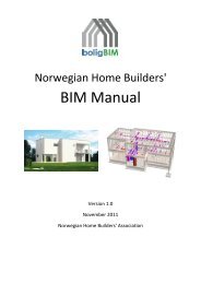 Norwegian Home Builders' BIM Manual - Boligprodusentene