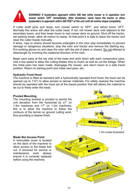 1.2m & 1.5m Rotary Head (Heavy Duty) - McConnel