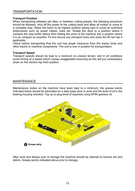 1.2m & 1.5m Rotary Head (Heavy Duty) - McConnel