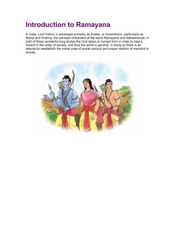 Introduction to Ramayana