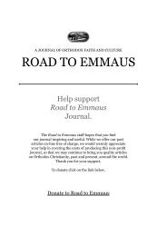 St. Ephraim of Nea Makri - Road to Emmaus Journal