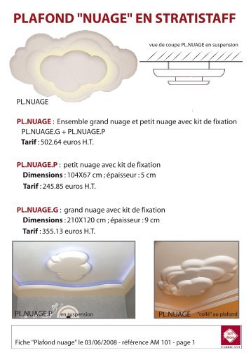 PLAFOND "NUAGE" EN STRATISTAFF - Staff-Decor